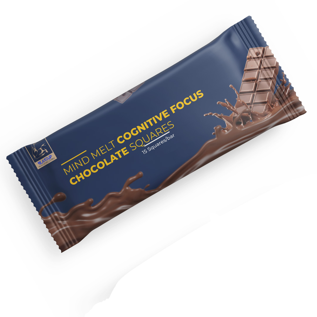 Mind Melt Cognitive Focus Chocolate Squares – 15 squares per bar